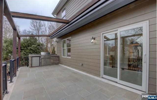 62 Merritt Ave, Cresskill, NJ 07626 - view of patio featuring exterior kitchen