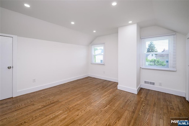 69 Lorraine Dr, Clifton, NJ 07012 - bonus room featuring vaulted ceiling, wood finished floors, and recessed lighting