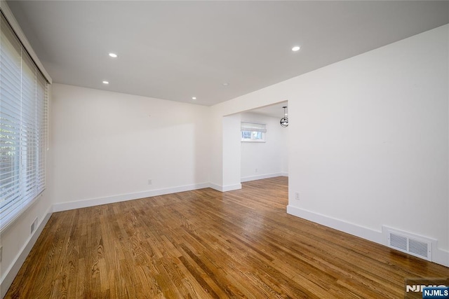 69 Lorraine Dr, Clifton, NJ 07012 - unfurnished room featuring wood finished floors and recessed lighting
