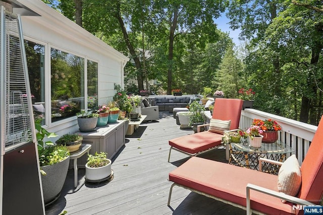 15 Barberry Way, Essex Fells, NJ 07021 - deck with outdoor lounge area