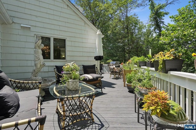 15 Barberry Way, Essex Fells, NJ 07021 - view of wooden terrace