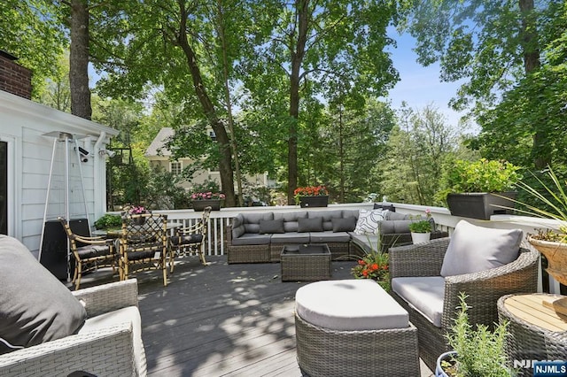 15 Barberry Way, Essex Fells, NJ 07021 - deck with an outdoor hangout area