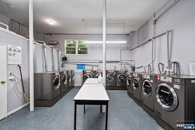 141 N Maple Ave Unit 141, Park Ridge, NJ 07656 - community laundry room featuring independent washer and dryer