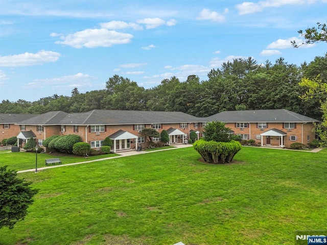 141 N Maple Ave Unit 141, Park Ridge, NJ 07656 - rear view of house with a gazebo and a yard