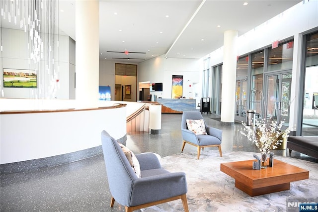 320 Adolphus Ave Unit 422, Cliffside Park, NJ 07010 - common area with a high ceiling