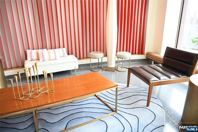 320 Adolphus Ave Unit 422, Cliffside Park, NJ 07010 - building lobby with wallpapered walls