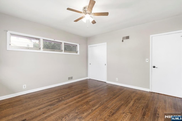 243 Lafayette Ave, Passaic, NJ 07055 - unfurnished room featuring ceiling fan and wood finished floors