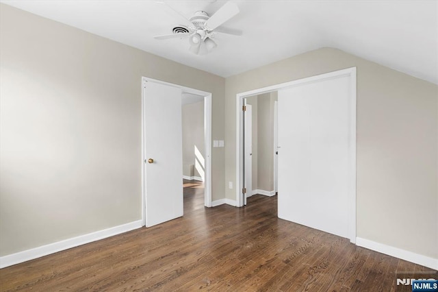 243 Lafayette Ave, Passaic, NJ 07055 - additional living space featuring a ceiling fan, wood finished floors, and lofted ceiling