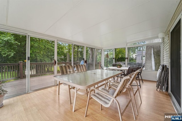 30 Sinclair Dr, Wayne, NJ 07470 - sunroom / solarium with outdoor dining area and view of scattered trees
