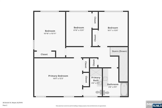 30 Sinclair Dr, Wayne, NJ 07470 - view of room layout