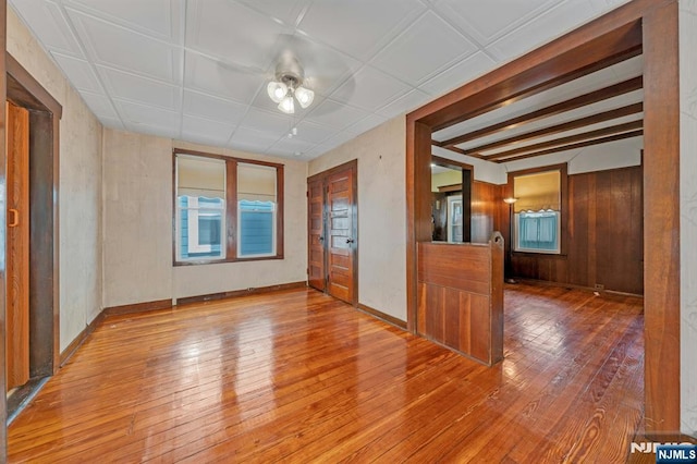 407 Elm St, Kearny, NJ 07032 - empty room with wood-type flooring