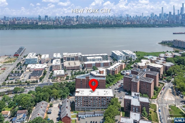 9019 Wall St Unit 6B, North Bergen, NJ 07047 - bird's eye view of city skyline and a large body of water