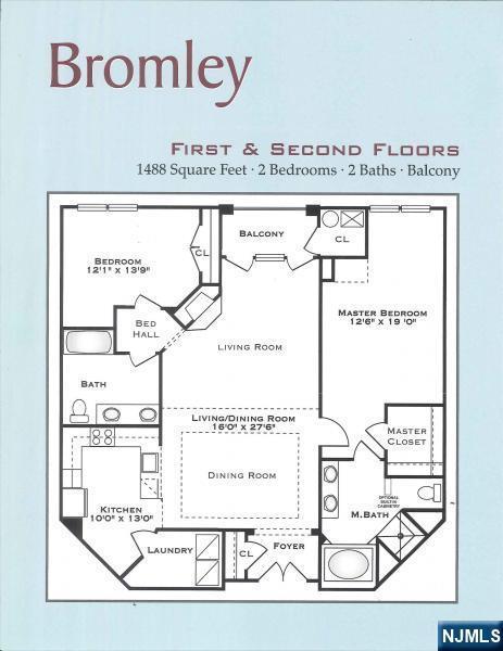 7108 Ravenscroft Rd Unit 555, Clifton, NJ 07013 - view of property floor plan