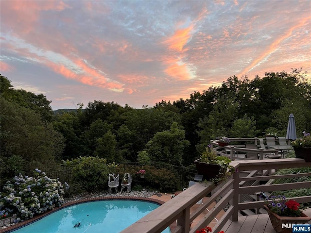 6 Summit, Kinnelon Borough, NJ 07405 - view of pool with a deck