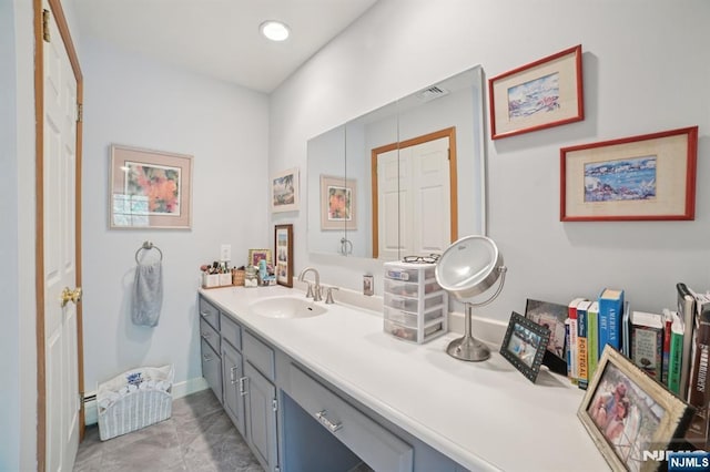 6 Summit, Kinnelon Borough, NJ 07405 - bathroom with vanity and a baseboard radiator