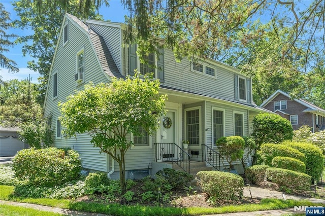 486 Summit Ave, Oradell, NJ 07649 - view of front facade with a gambrel roof