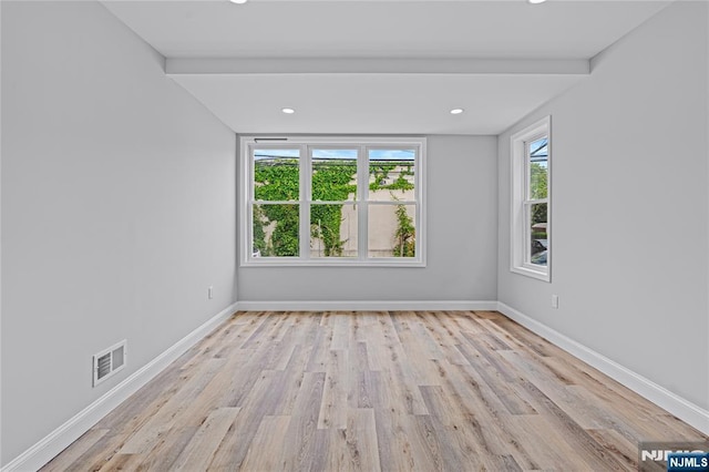 6 Pleasant Ave, Clifton, NJ 07013 - spare room featuring light wood-style floors and recessed lighting