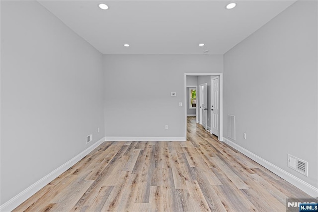 6 Pleasant Ave, Clifton, NJ 07013 - unfurnished room with recessed lighting and light wood-style flooring