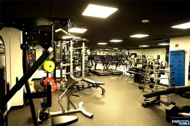 917 Hudson Park, Edgewater, NJ 07020 - view of workout area