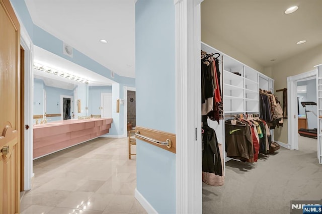 326 Ridge Rd, Cedar Grove, NJ 07009 - spacious closet with a sink