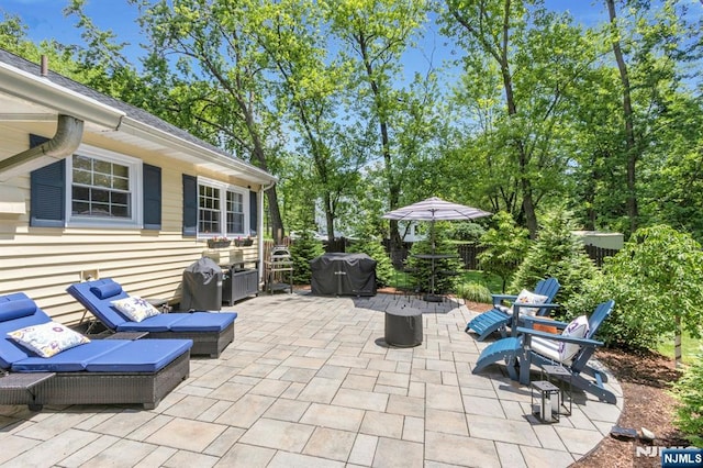 611 Maze Rd, River Vale, NJ 07675 - view of patio with area for grilling