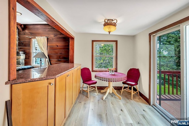 76 Hillside Rd, Sparta, NJ 07871 - dining room with light wood-type flooring and baseboards