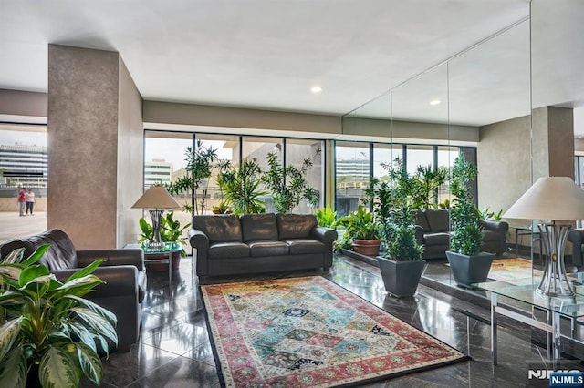 2150 Center Ave Unit 7F, Fort Lee, NJ 07024 - lobby with recessed lighting