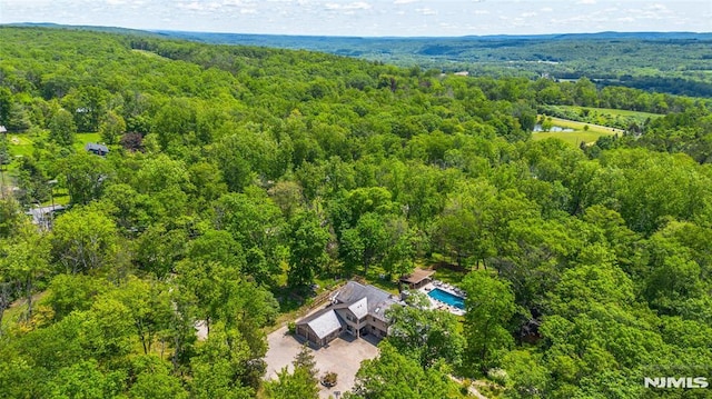 69 Mount Pleasant Rd, Knowlton, NJ 07832 - aerial view of a heavily wooded area