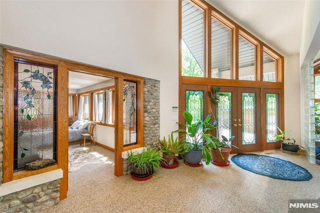 69 Mount Pleasant Rd, Knowlton, NJ 07832 - entryway with a high ceiling and carpet