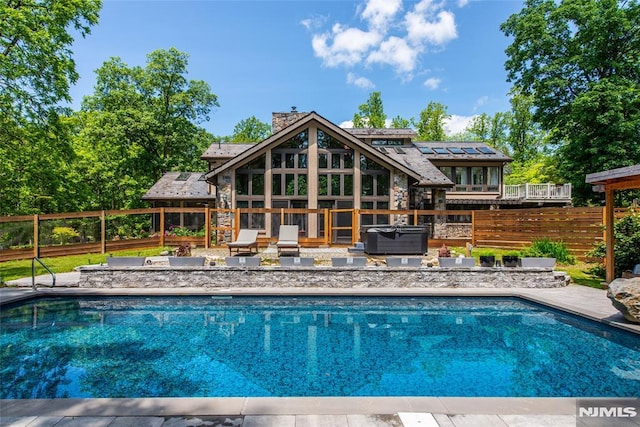 69 Mount Pleasant Rd, Knowlton, NJ 07832 - view of swimming pool featuring a patio