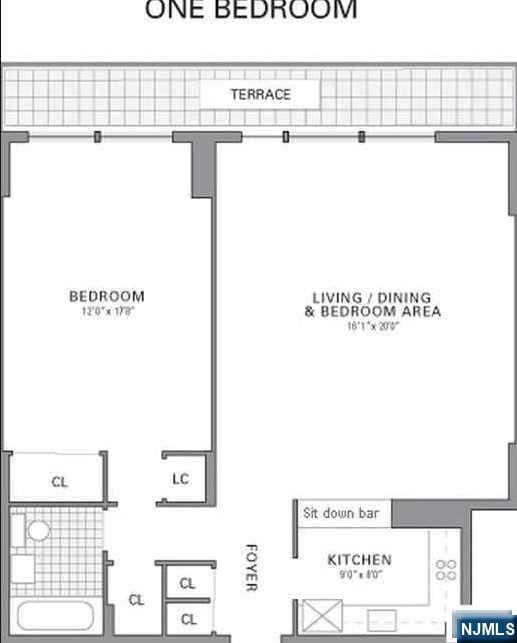 285 Aycrigg Ave Unit 22D, Passaic, NJ 07055 - view of home floor plan