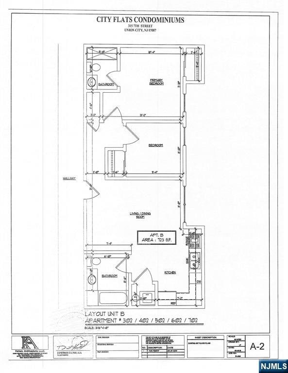 315 7th St Unit 702, Union City, NJ 07087 - view of property floor plan