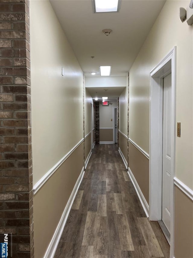 315 7th St Unit 702, Union City, NJ 07087 - corridor with dark wood finished floors