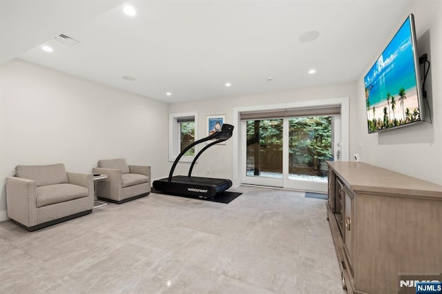 12 Hooks Ln, Edgewater, NJ 07020 - workout area with recessed lighting