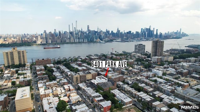 6401 Park Ave Unit 401, West New York, NJ 07093 - bird's eye view of skyline and a nearby body of water