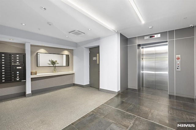 6401 Park Ave Unit 401, West New York, NJ 07093 - lobby featuring recessed lighting and a security system