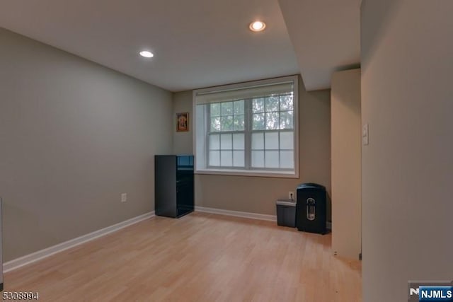 140 Levinberg Ln, Wayne, NJ 07470 - spare room with light wood-type flooring and recessed lighting
