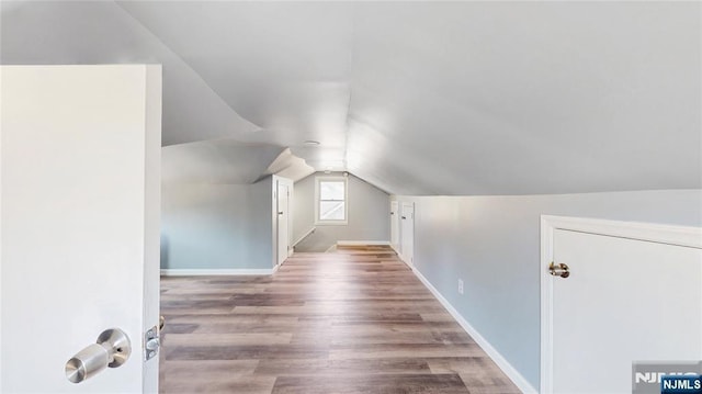 39 Boyden Pkwy, Maplewood, NJ 07040 - bonus room featuring vaulted ceiling and wood finished floors