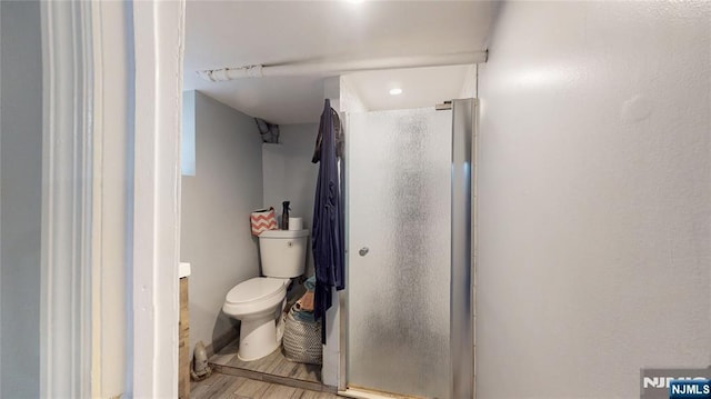 39 Boyden Pkwy, Maplewood, NJ 07040 - full bath featuring a stall shower and wood finished floors