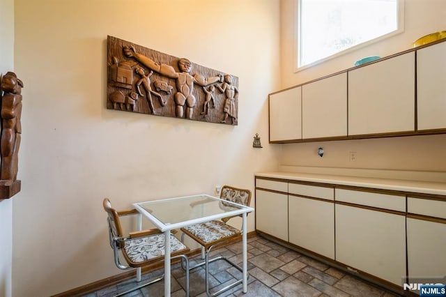 279 Jefferson Ave, Cresskill, NJ 07626 - dining room with stone finish floors and baseboards