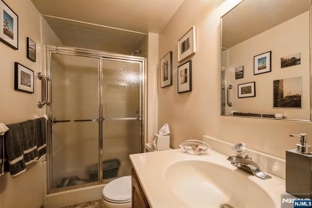 279 Jefferson Ave, Cresskill, NJ 07626 - bathroom with vanity and an enclosed shower