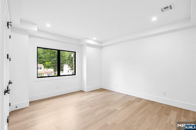 404 Willard Rd, Paramus, NJ 07652 - empty room featuring light wood-type flooring and recessed lighting