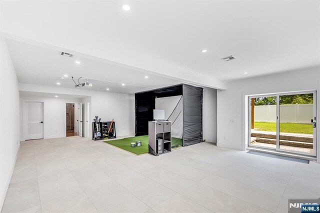 404 Willard Rd, Paramus, NJ 07652 - living room with recessed lighting and baseboards