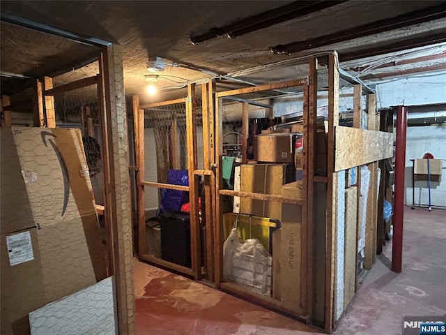 22 Cedar St Unit 2B, Ridgefield Park, NJ 07660 - view of unfinished below grade area