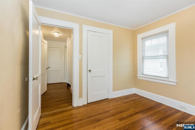 39 Lexington Ave, Bloomfield, NJ 07003 - spare room with wood finished floors and crown molding