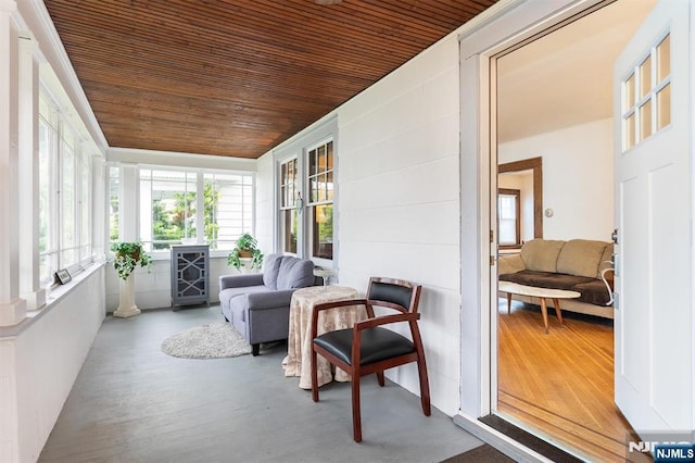 39 Lexington Ave, Bloomfield, NJ 07003 - sunroom / solarium with wood ceiling and healthy amount of natural light
