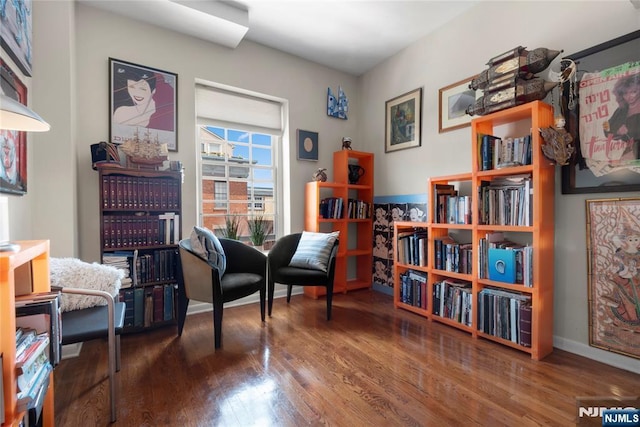 187 Wayne St Unit 405, Jersey City, NJ 07302 - sitting room with wood finished floors
