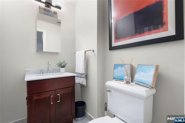 187 Wayne St Unit 405, Jersey City, NJ 07302 - bathroom featuring vanity and toilet