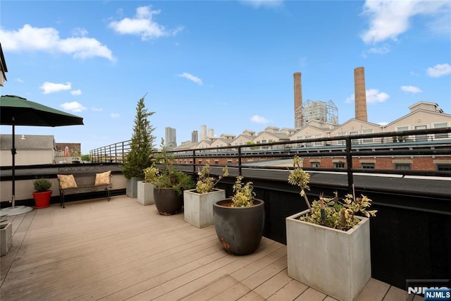 187 Wayne St Unit 405, Jersey City, NJ 07302 - view of deck