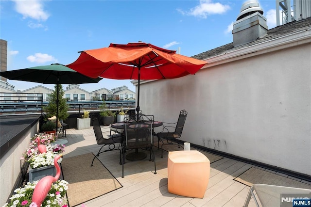 187 Wayne St Unit 405, Jersey City, NJ 07302 - view of patio / terrace with outdoor dining space